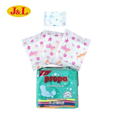 Disposable Propa thicker absorption natural eco friendly sanitary pad PROPA LADY middle east