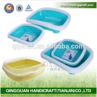 QQPET Wholesale Cat Clean Up Products Cat litter Box Cat litter pan