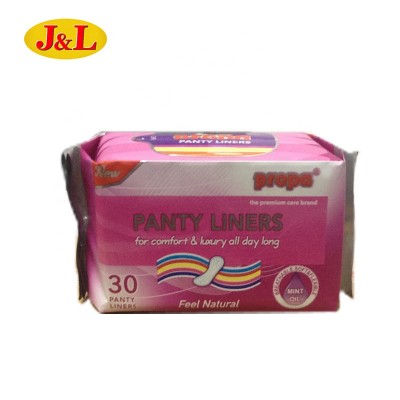 Mixed packing disposable natural lady cheapest negative ion sanitary pad extra thicker